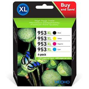 High Yield 953XL Remanufactured MOOHO Ink Cartridges