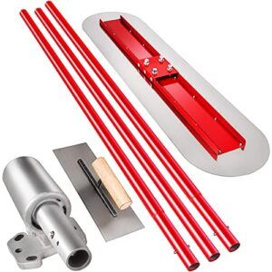 VEVOR Bull Float Manganese Steel Concrete Float 1200x300mm Concrete Float Tool Cement Tool Bull Concrete Kit Bull Pool Float Bull Float Handle Bull Float Bracket Concrete Tool Finishing Bull Floa