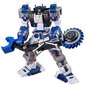 TRANSFORMERS Toys Generations Legacy Series Titan Cybertron Universe Metroplex Action Figure – Ages 15 and Up