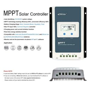 20 amp Solar Charge Regulator MPPT Automatically Identifying System Voltage