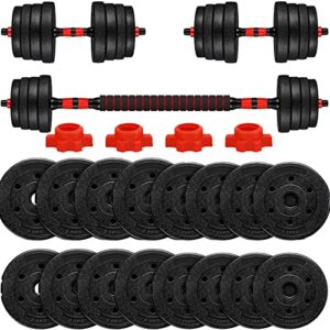 Feesiluu 20KG 30 KG Dumbbells Set