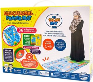 My Salah Mat - Educational Interactive Prayer Mat & Book for Children in 11 languages (English