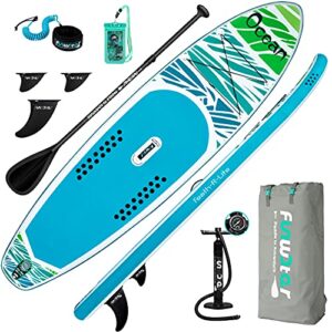 FunWater SUP Inflatable Stand Up Paddle Board 11'6"/11'/10'5" Ultra-Light with Inflatable Board