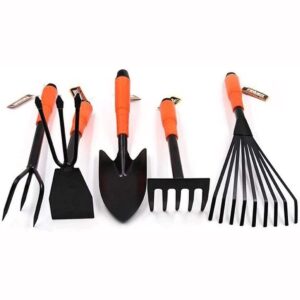 FRAHS Garden Tools Set - Ergonomic Hand Digging Weeder