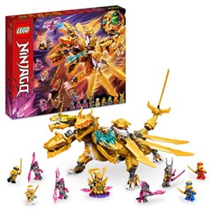 LEGO 71774 NINJAGO Lloyd’s Golden Ultra Dragon Toy for Kids