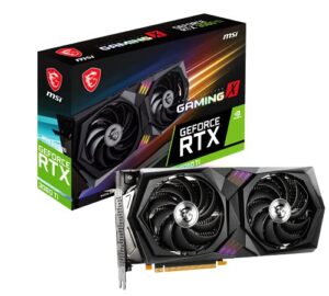 MSI GeForce RTX 3060 Ti GAMING X 8G LHR Gaming Graphics Card - 8GB GDDR6