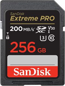 SanDisk 256GB Extreme PRO SDXC card + RescuePRO Deluxe