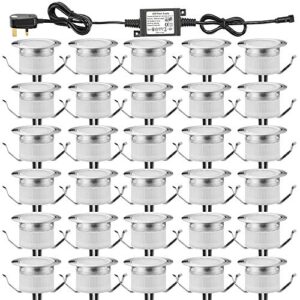 RGBW (RGB+Warm White) Led Decking Lights Waterproof IP67 Ø45MM - Lighting for Terrace/Patio/Path/Wall/Garden/Decoration