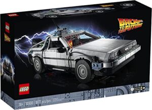LEGO 10300 Back to The Future Time Machine,Building 1 of 3 Versions of The time-Traveling car(1872 Pieces)