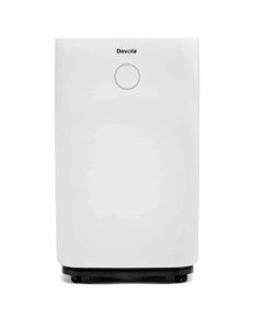Devola Low Noise Compressor Dehumidifier with HEPA Filter – Perfect for Moisture