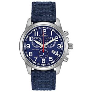 Citizen Watches AT0200-05E Eco-Drive Chronograph Canvas Watch