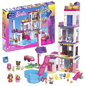 MEGA Barbie Color Reveal DreamHouse building set with 25+ surprises