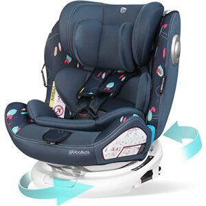 globalkids 360 Swivel Baby Car Seats - Group 0+1/2/3(0-36 kg) for 0-12 Years with ISOFIX Child Car Seats