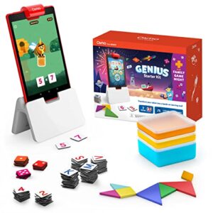Osmo - Genius Starter Kit for Fire Tablet + Family Game Night - 7 Educational Learning Games for Spelling