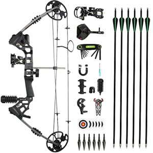 The7boX Compound Bow Set Pound Bow and Arrow Set Adjustable Pull