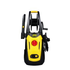 Portable 6 Litre Corded Electric Power Autostop Yellow & Black Pressure Washer 140 Bar for Patio