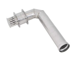 Thermo Products Stainless Steel Exhaust Chimney Flue Pipe Set for TTulpe Indoor B-6 Tankless Water Heater (Wall Mount) THEFLU007