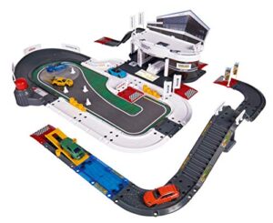 CREATIX PORSCHE EXPERIENCE CENTRE PLAYSET WITH 5 DIE-CAST CARS