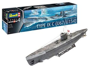 Revell RV05166 1:72 - German Submarine Type IX C U67/U154 Plastic Model kit