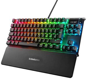 SteelSeries Apex Pro TKL - Mechanical Gaming Keyboard - Adjustable Actuation Switches - OLED Smart Display - Compact Form - Nordic QWERTY Layout - Compact (TKL)