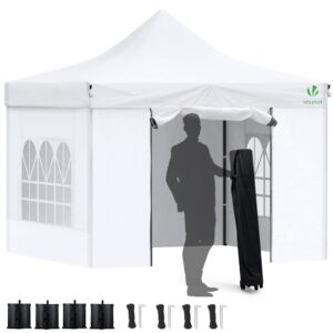 VOUNOT 3x3m Heavy Duty Gazebo with 4 Sides