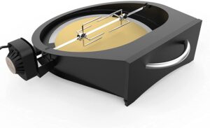 Onlyfire Multipurpose Rotisserie and Pizza Oven Kit for Kamado Joe Classic/Pit Boss 22 Ceramic Grills - Including Rotisserie Motor UK Plug