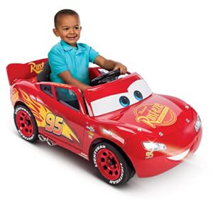 Huffy 17348WP Disney Lightning McQueen Kids Electric Ride On Car