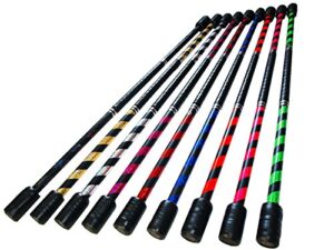 Flames 'N Games Contact Practice Staffs - Spiral Deco (1.4m