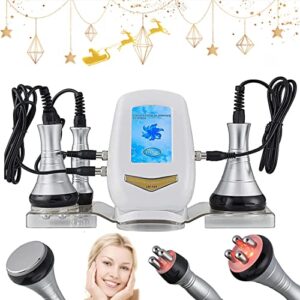 Cavitation Machine - HHEVSD Body Sculpting Machine - Multifunctional Body Facial Beauty Machine Skin Rejuvenation Home Use Spa Skin Care Tool Face Neck Arm Waist Thigh and Buttock 3 in 1