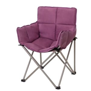 Saucer Chair Folding Chairs Portable Folding Saucer Padded Moon Chair Comfort Lounge Bedroom Garden Furniture Camping (Color : D)
