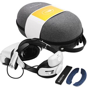 BOBOVR M2 Pro Battery Pack Strap + C2 Comb Package Edition Compatible with Meta/ Oculus Quest 2(1 M2 Pro Battery Pack+C2 Case)