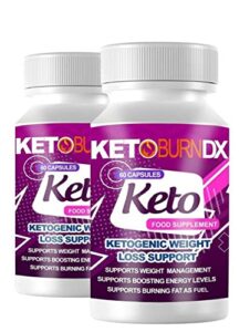Keto Burn DX - Ketogenic Weight Loss Support for Men & Women - 2 Monthly Supply - Fitness Hero Supplements