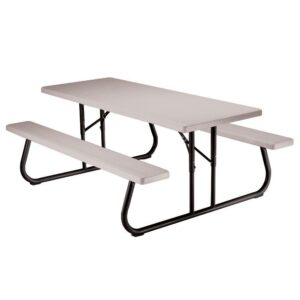 Lifetime 22119 6 ft (1.83 m) Picnic Table (putty)