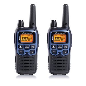 Midland XT60 - Dual Band Two Way Radio Walkie Talkie Fast Charge - 2 Walkie Talkies