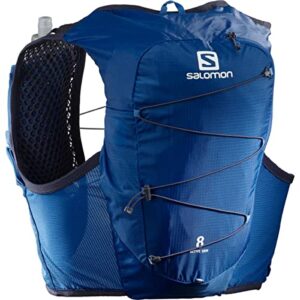 SALOMON Active Skin 8 Set Unisex Hydration Vest with 2 Soft Flasks (500ml)
