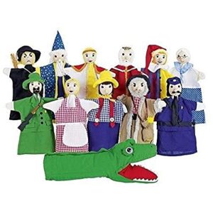 Toyday Traditional & Classic Toys SO450 Assortment of Hand Puppets-Set 2
