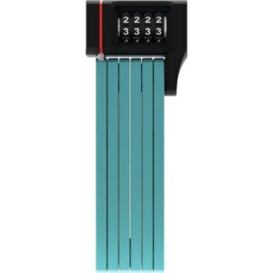 ABUS Bordo uGrip 5700/80C Folding Lock with Bracket - Bicycle Lock with 5 mm Thick Bars - ABUS Security Level 7 - 80 cm - Core Gree