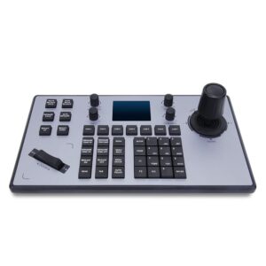 Vastaint PTZ Controller Camera Controller For PTZ (Pan/Tilt/Zoom) Camera PTZ Joystick for Dome Camera PTZ Keyboard for Visca Pelco Camera with RJ45 RS232 RS422 port LCD Screen and more
