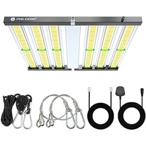 Phlizon FD4500 Plant Led Grow Light for Indoor Plants Daisy Chain Dimmable Grow Light with Samsung LM281B & Brand Driver Grow for 5x5ft Coverage Full Spectrum Growing Lamps 2.9 µmol/J LEDs