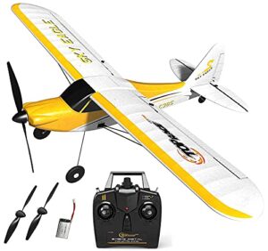 Top Race 4 Channel Rc Plane - Stunt Flying Remote Control Airplane Toy for Adults and Kids - Do Rools and Loops