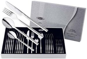 Stellar Rochester Stainless Steel 24 Piece Canteen Cutlery Set Polished BL5