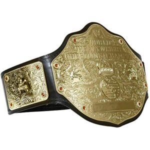 Maxan World Heavyweight Championship Big Gold Wrestling Replica Belt Size 2mm Gold