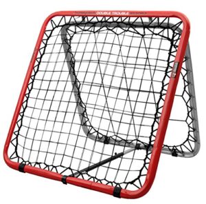 Crazy Catch – Wild Child Double Trouble Rebound Net for Football and Netball Double sided Premium Quality Erratic rebound Bounce Training Aid Goalkeepers