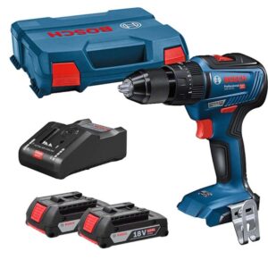 Bosch Professional 18V System Cordless Combi Drill GSB 18V-55 (2x2.0 Ah Battery