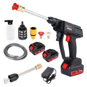 King showden 18V Cordless Pressure Washer with 2pcs 5Ah Battery