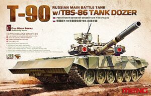 MENG "Model 1:35 Russian Main Battle Tank T-90 w/TBS-86 Tank Dozer Kit (Multi-Colour)