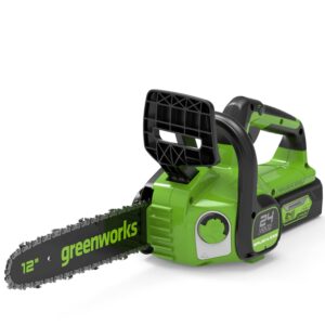 Greenworks GD24CS30 Cordless Chainsaw with Brushless Motor