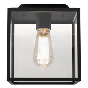 Astro Box Textured Black Ceiling Light E27/ES 1354001