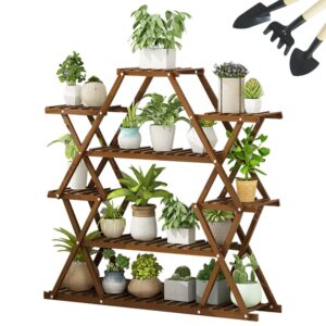 QUMENEY Bamboo Plant Stand