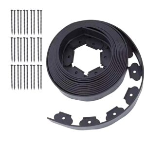 ORTUH Landscape Garden Edging Kit 10m Length With 30 Spikes